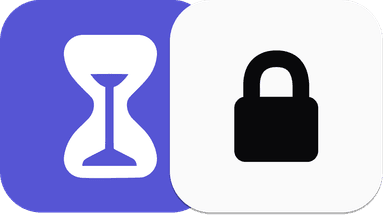 The Shutout logo next to Apple's Screen Time logo